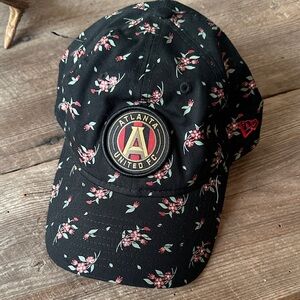 New Era 9Twenty Black Floral Atlanta United FC Hat
